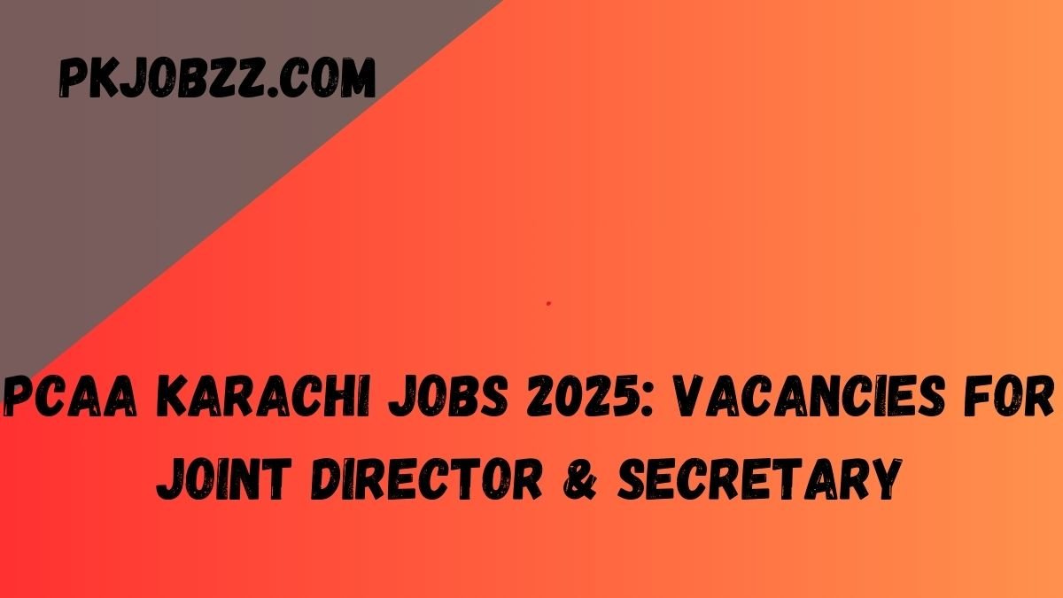 PCAA Karachi Jobs 2025: Vacancies for Joint Director & Secretary