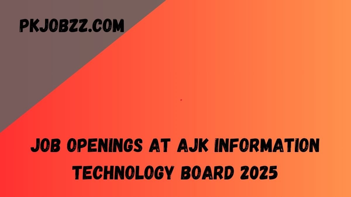 Job Openings at AJK Information Technology Board 2025